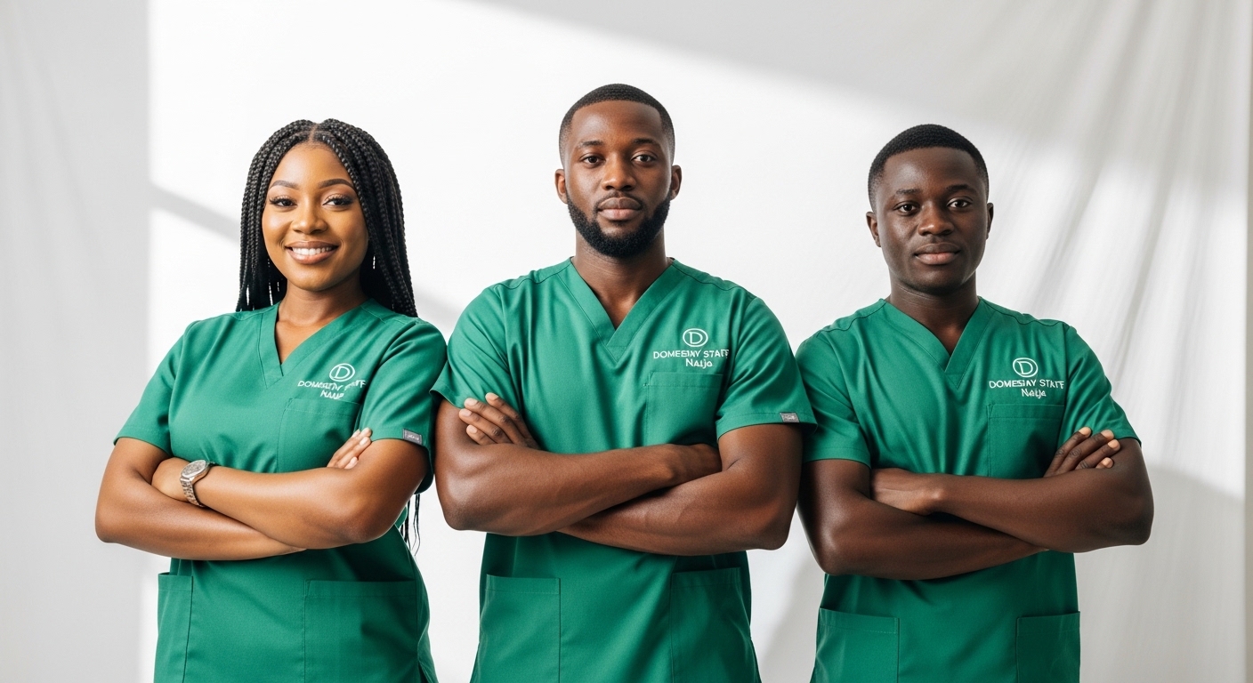 Professional domestic staff team